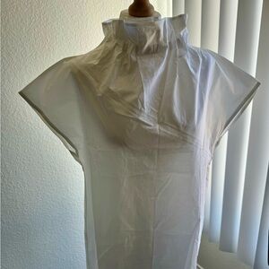 COS white short sleeves blouse, almost new.